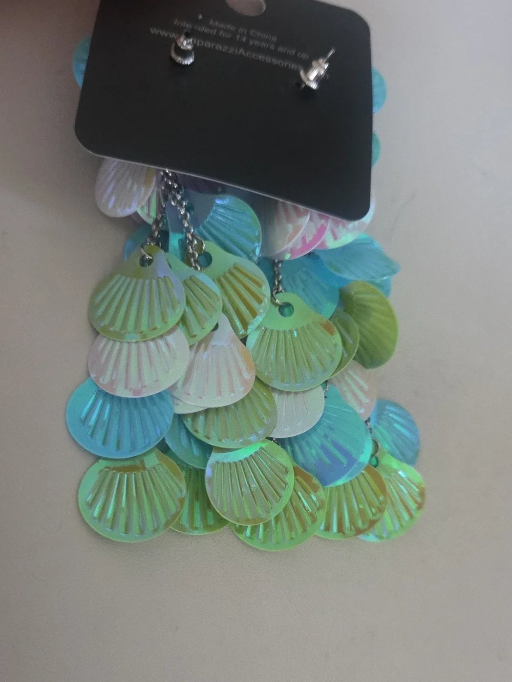 Paparazzi Seashell Multi Post Earrings NWT